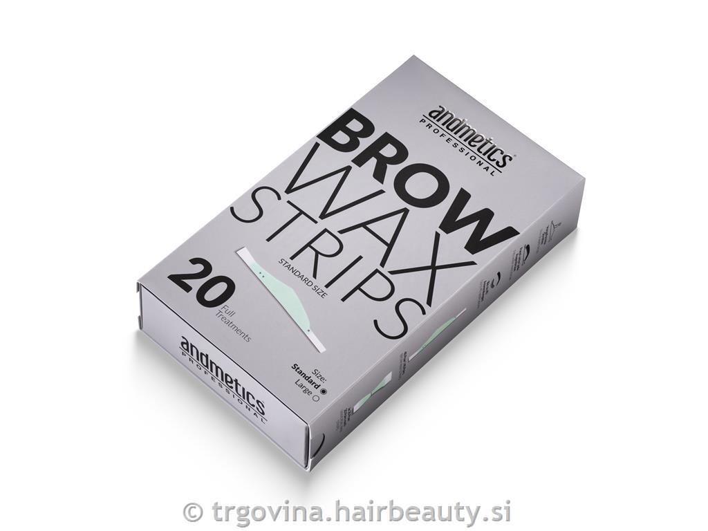 Andmetics Brow Wax Strips standard 20