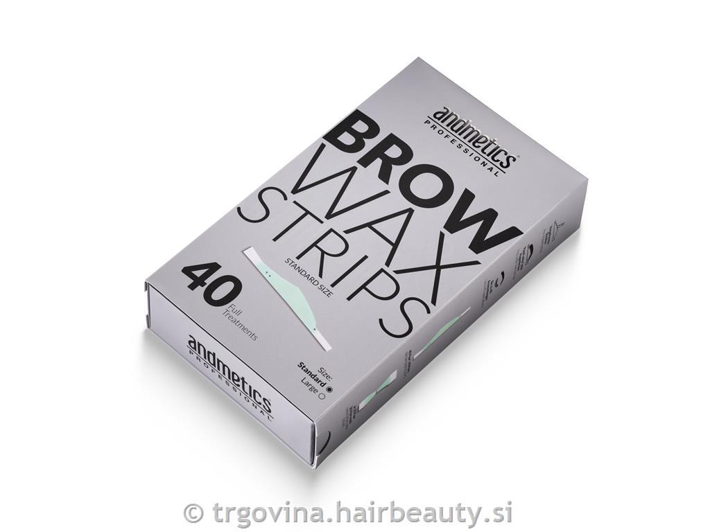 Andmetics Brow Wax Strips standard 40