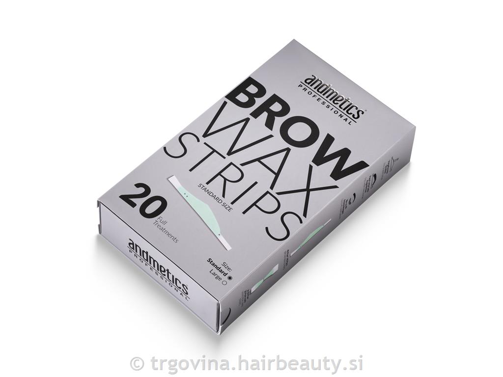 Andmetics Brow Wax Strips standard 20